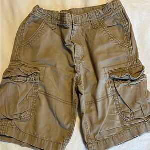 Kids Tan Cargo Shorts